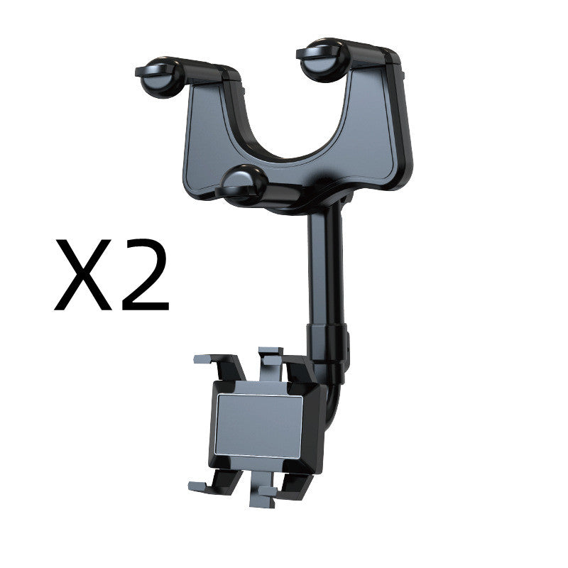 Rearview Mirror Phone Holder For Car Rotatable