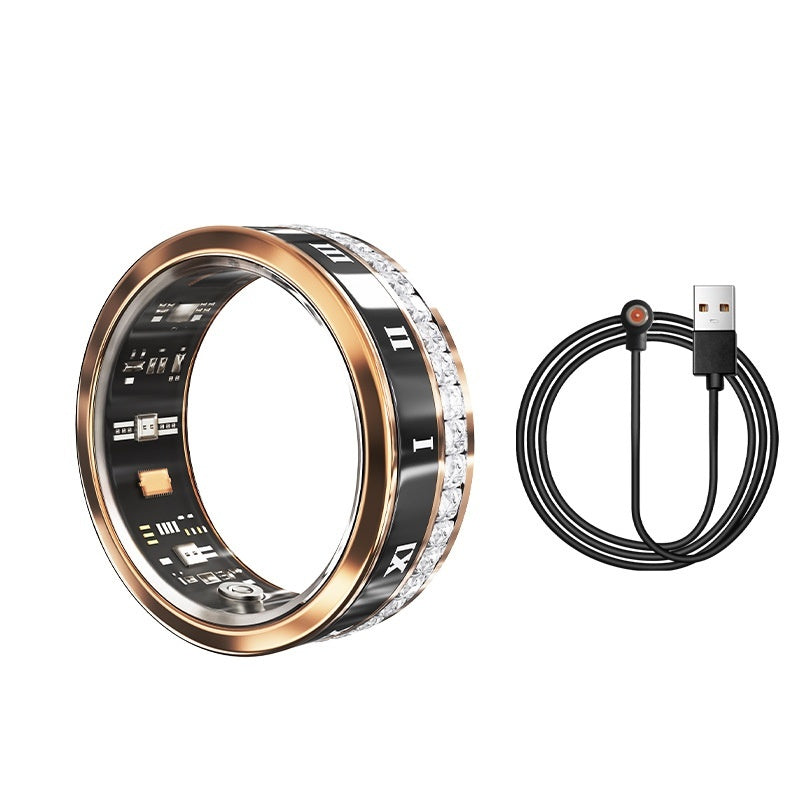 a1ff402dccf6ebfebb73968e8e8f703a Multi Functional Home Diamond Inlaid Smart Ring