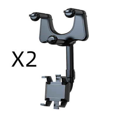 Rearview Mirror Phone Holder For Car Rotatable