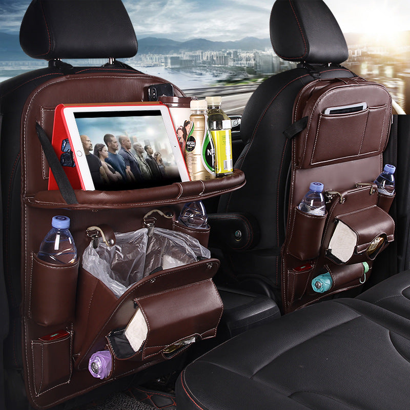 PU Leather Car Storage Bag 