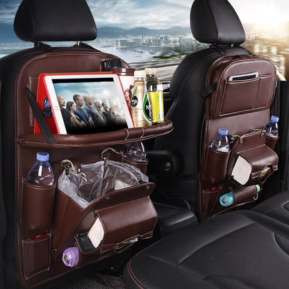 PU Leather Car Storage Bag 