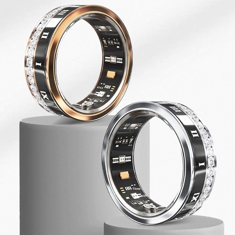 287f445d4e982e6fa0ffe3fc466b586d Multi Functional Home Diamond Inlaid Smart Ring