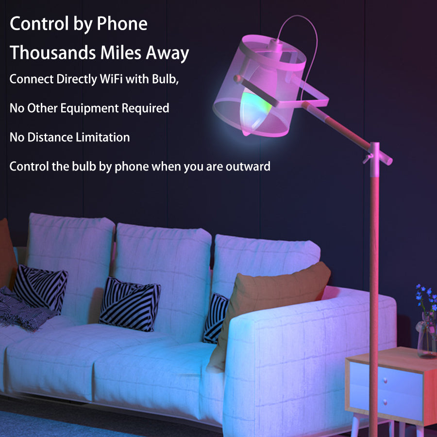 18ea61ab01ebbc406f4a524644e06ae8v Smart WifI Led Lamp E14 RGB CW WW 