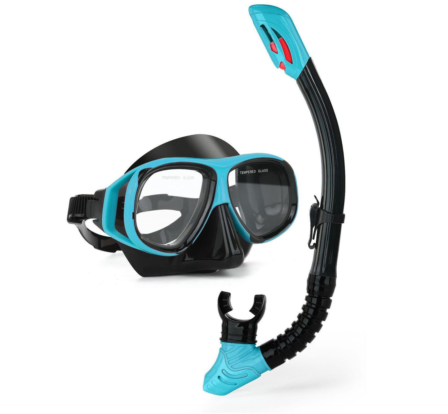 Wave Snorkeling Set Diving Goggles Diving Set Full Dry Breathing Apparatus with Prescription Lenses