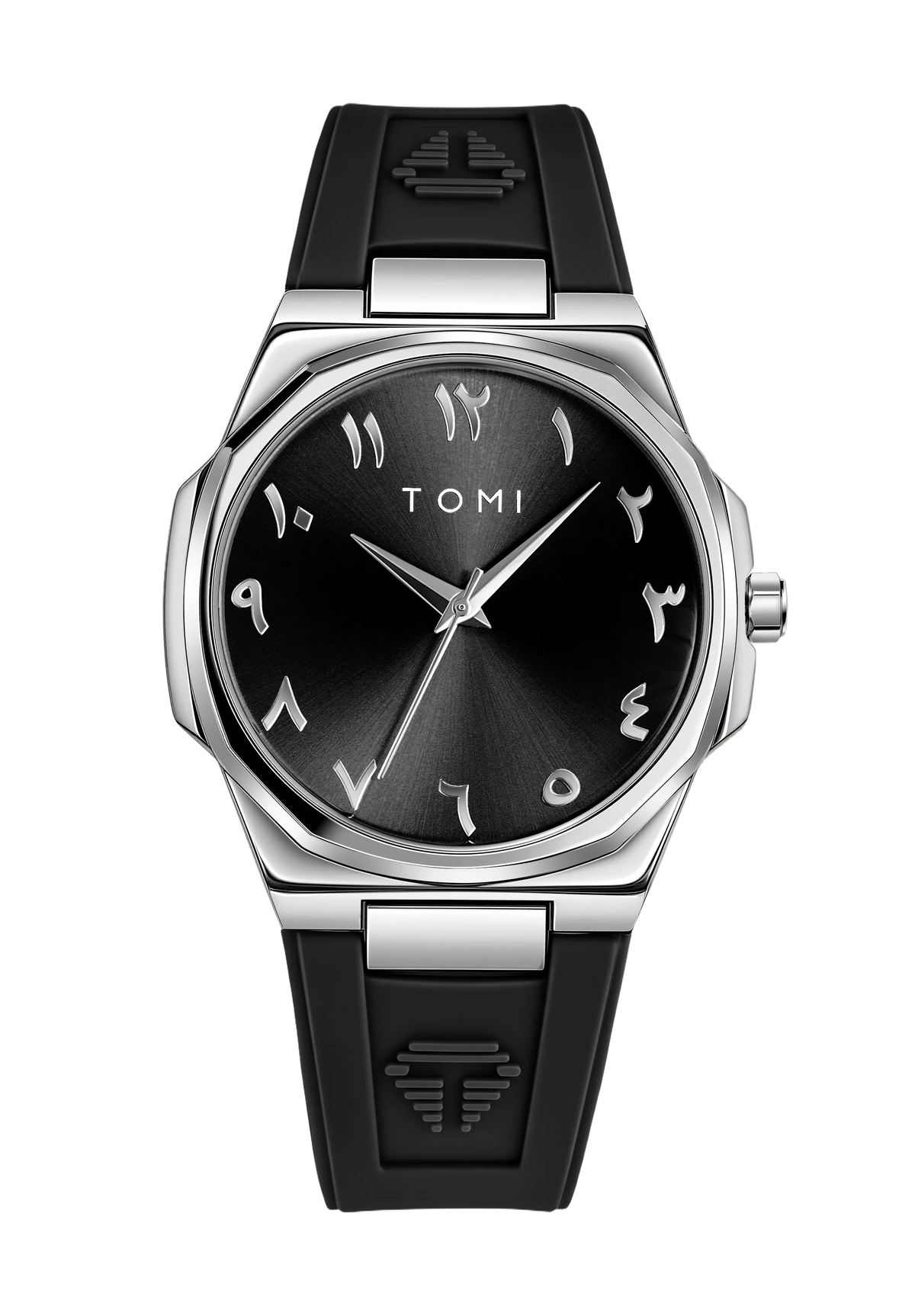 TOMI Fashion Casual Men's Quartz Watch; Adjustable Plastic Rubber Strap; Waterproof Analog Men's Wristwatch; Daily Wear