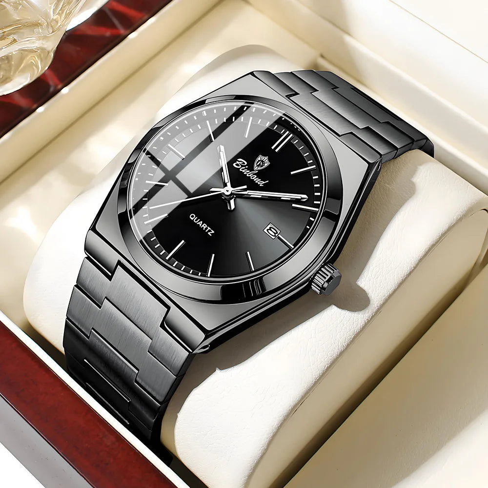 Men's Watch Waterproof Luminous Quartz Business Watch Fashion Leisure Watch Reloj W0034