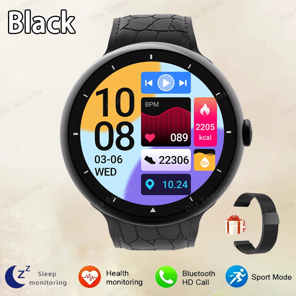 New Fashion Smart Watch 2025 Bluetooth Call Man Woman Heart Rate Health Monitoring Sports Waterproof Smartwatch for Android IOS