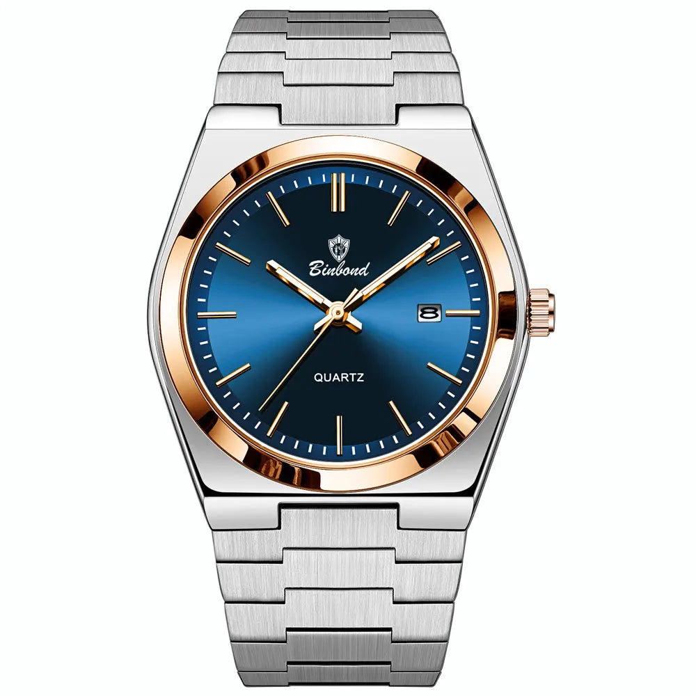 Men's Watch Waterproof Luminous Quartz Business Watch Fashion Leisure Watch Reloj W0034