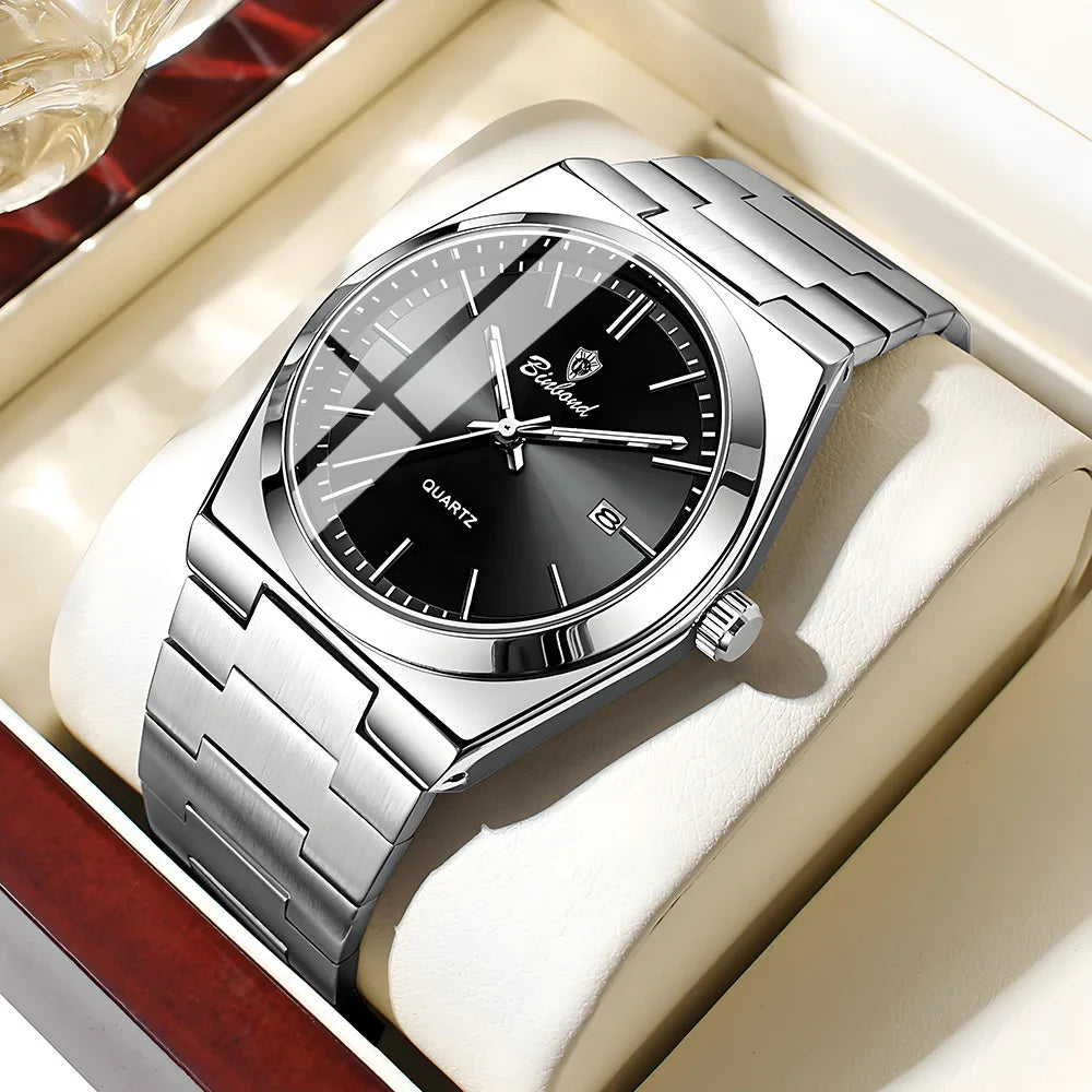 Men's Watch Waterproof Luminous Quartz Business Watch Fashion Leisure Watch Reloj W0034