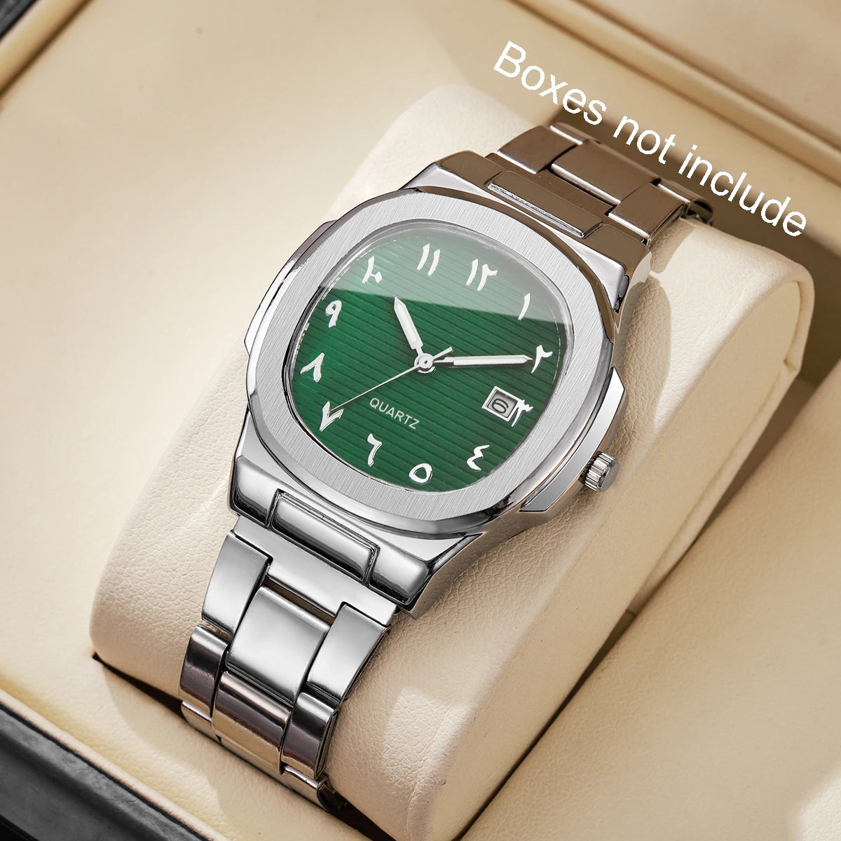 1/2/4PCS Luxury Men Business Watches Fashion Square Dial Quartz Wristwatch For Man Clock With Calendar Reloj Hombre (WithoutBox)