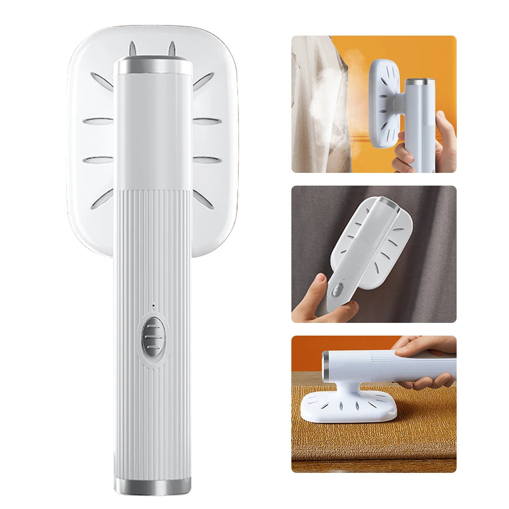 Portable Ironing Machine 360° Ironing Handheld Iron Steamer USB Powered Household Steam Iron for Fabric Clothes Ironing