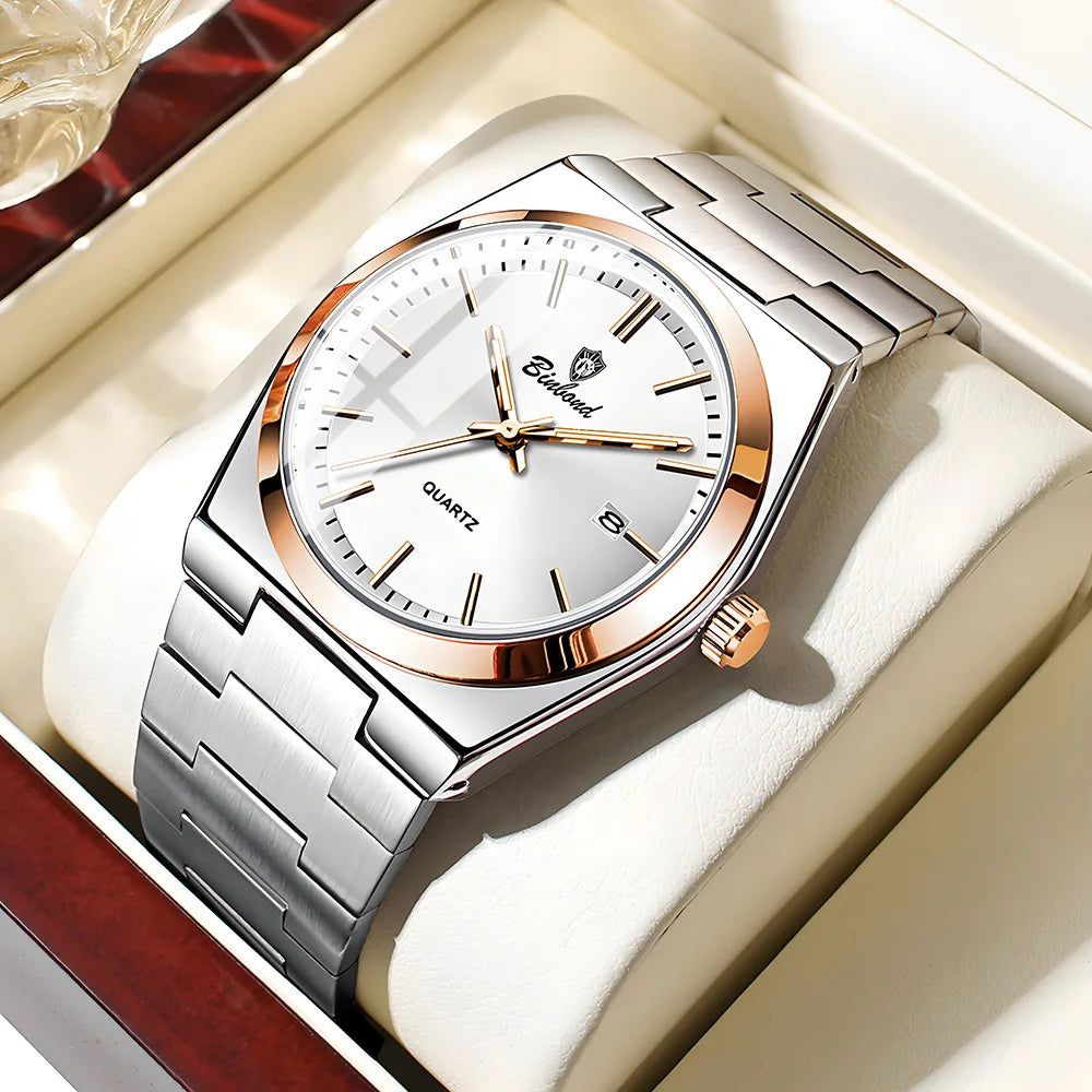 Men's Watch Waterproof Luminous Quartz Business Watch Fashion Leisure Watch Reloj W0034