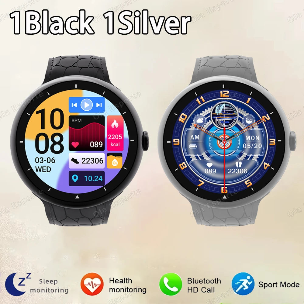 New Fashion Smart Watch 2025 Bluetooth Call Man Woman Heart Rate Health Monitoring Sports Waterproof Smartwatch for Android IOS