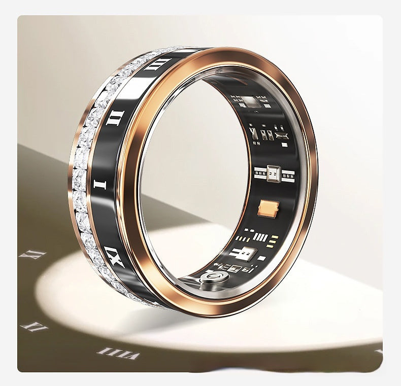 854e4424a1aef1db6b271cef9034a2e9 Multi Functional Home Diamond Inlaid Smart Ring