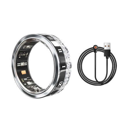 9fc4265568399f6a64086bc210c138ba Multi Functional Home Diamond Inlaid Smart Ring